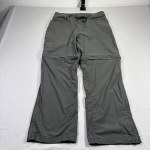 Outdoor Research Pants Mens 34x30 Gray Equinox Convertible Outdoor Hiking Belted